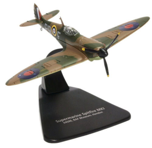 Oxford Diecast 1/72nd  AC087 Spitfire Mk1 RAF Hendon Preserved