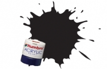 Humbrol Acrylic 21 Black 12ml Gloss