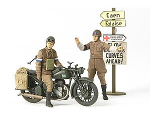 Tamiya 35316 1/35 British BSA M20 Motorcycle Military Police Set