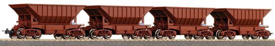 Roco HO 45992 4x SJ Hopper Wagons
