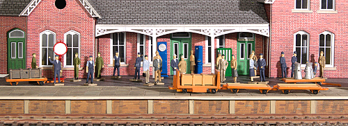 Dapol OO C012 Station Accessories