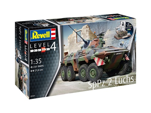 Revell 03321 1/35th SpPz 2 Luchs with Diorama Base