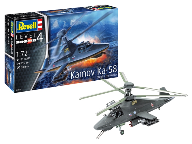 Revell 03889 1/72nd Kamov Ka-58 Stealth Helicopter