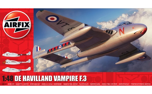 Airfix A06107 1/48th De Havilland Vampire F3