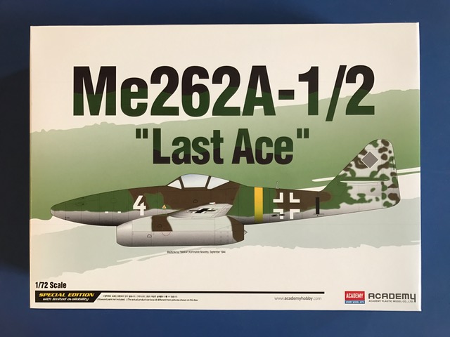 Academy 1:72 12542 Me262A-1/2 'Last Ace'