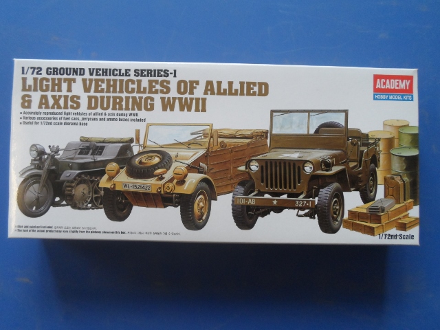 Academy 1:72 13416 Light vehicles Axis/Allies WW2