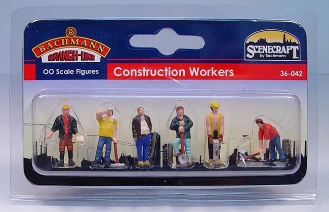 Bachmann OO 36042 Construction Worker Figures