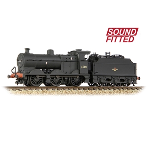 Farish N 372065SF MR Class 4F BR Black Late Crest. DCC Sound Fitted Weathered