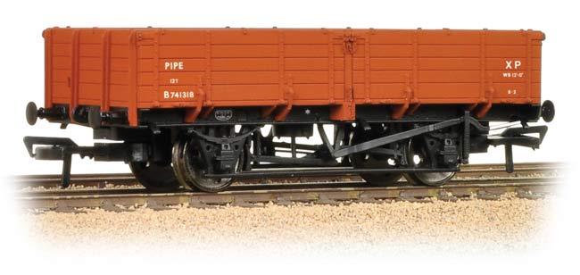 Bachmann OO 38700 12t Pipe Wagon BR Bauxite Early