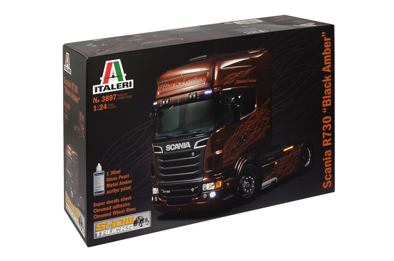 Italeri 3897 1/24th Scania R730 'Black Amber'