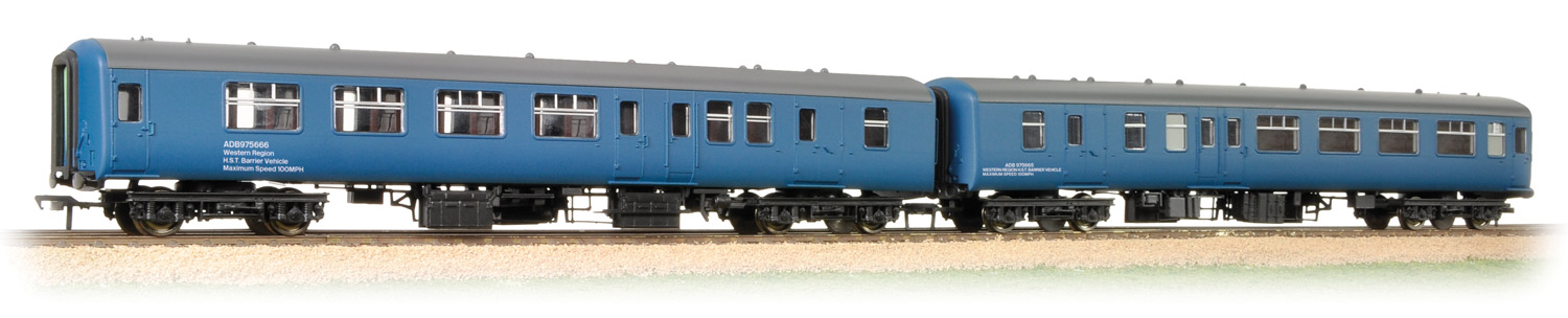 Bachmann OO 39002 BR Mk2A BFK Twin Pack HST Barrier Vehicles