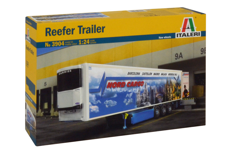 Italeri 3904 1/24th  Reefer Trailer 'Nord Cargo'