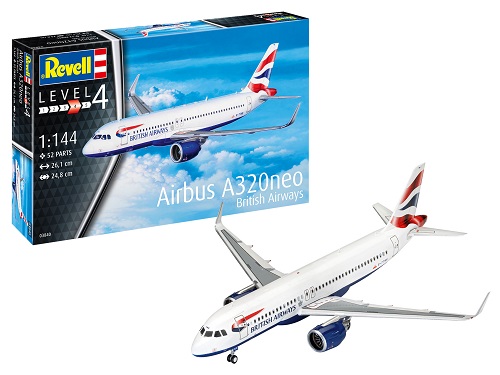 Revell 63840 1/144th Airbus A320neo British Airways