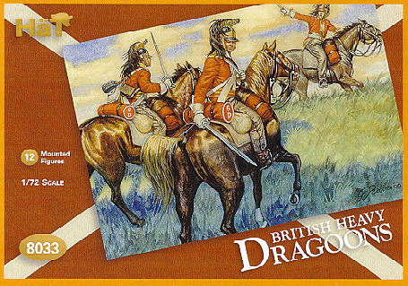 HaT 1:72 8033 Napoleonic Brtish Dragoons
