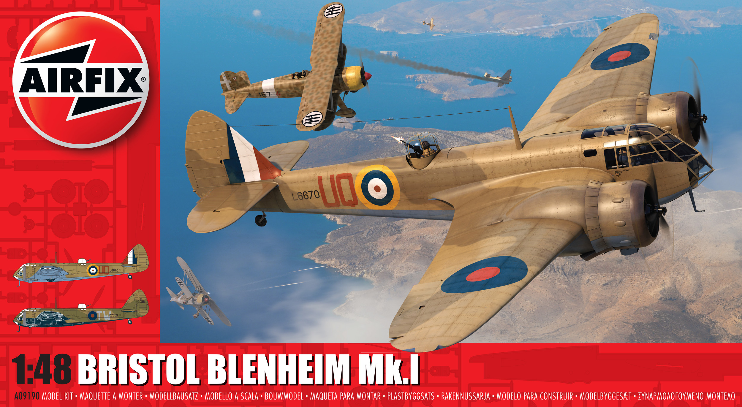 Airfix A09010 1/48th Bristol Blenheim Mk1