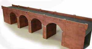 Metcalfe OO PO240 Red Brick Viaduct