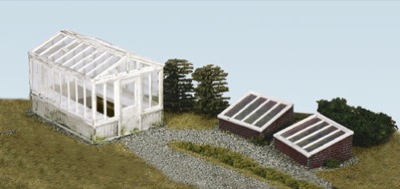 Wills OO SS20 Greenhouse and Cold Frames