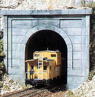 Woodland Scenics WC1152 'N' Tunnel Portals x 2 Concrete Single Track
