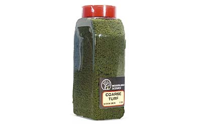 Woodland Scenics WT1364 Coarse Turf Medium Green Grass in Shaker Bottle