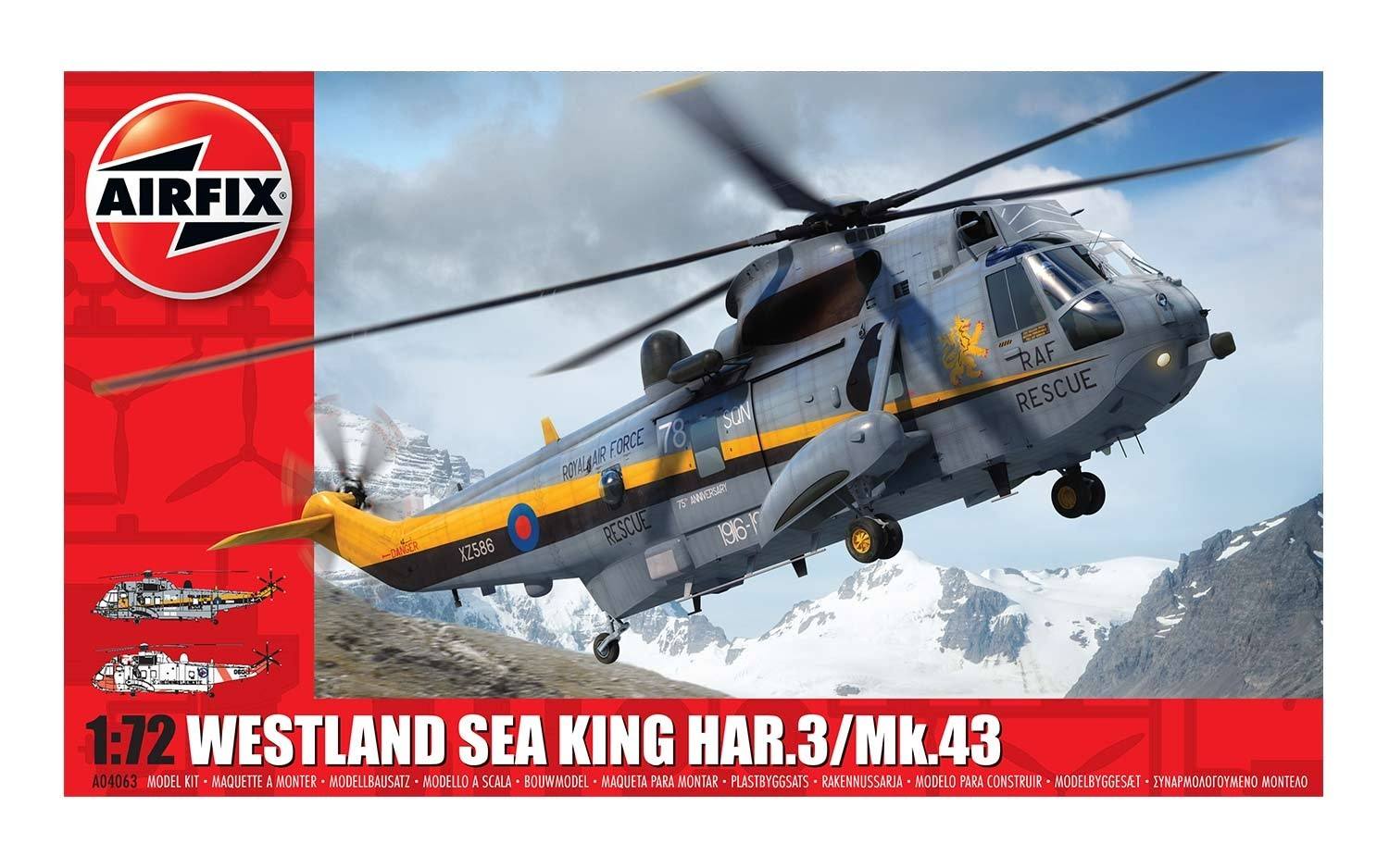 Airfix 04063 1/72nd Westland Sea King HAR.3/Mk43