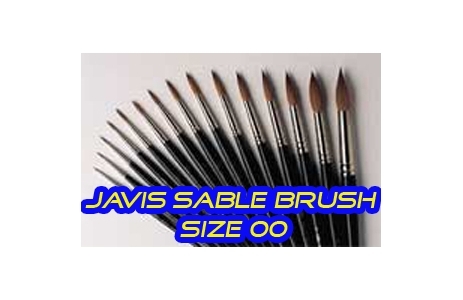 JSB00 Javis Size 00 Sable Paint Brush