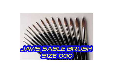 JSB000 Javis Size 000 Sable Paint Brush